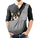 Lyneun Hundetragetasche Haustier Verstellbare Umhängetasche Transporttasche für Haustiere,Atmungsaktive Transporttasche für Katzen und HundeGeeignet für Haustiere innerhalb von 10 kg