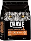 CRAVE Premium Trockenfutter mit Truthahn & Huhn für Hunde – Getreidefreies Adult Hundefutter mit hohem Proteingehalt – Großpackung – 3 x 2.8 k g