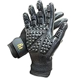 PET MAGASIN Haustier Fellpflege Handschuhe – Haar- & Badehandschuh für Hunde, Katzen, Pferde & andere Tiere mit langem oder kurzem Fell