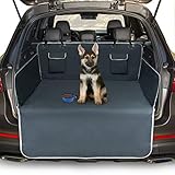 Toozey Kofferraumschutz Hund mit Seitenschutz - Universal Auto Kofferraum Hundedecke - Robuste Schutzmatte für Hunde, Grau