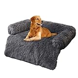 Zceplem Hundebett Couch Für Sofaschutz Hund丨Plüsch Orthopädische Hundebett Decke Mit Rutschfester Unterseite丨Bequeme Hundematratze Kissen Und Kissen Matte Für Hundekäfig Haustier Bett Matte Sofa