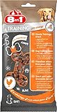 8in1 Training Pro Energy Snack - fettarme Hunde-Leckerlis mit Huhn, ohne Gluten und ohne Zusatz von Zucker, 100g Leckerli Beutel