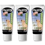 PetPäl Hunde Leberwurst in der Tube Leckerli “TuboSnack“ – 3er Pack - Premium Leckerlie getreidefrei für den Hund - Auch für Welpen - Natürlicher Hundeleckerli Snack - Made in Germany