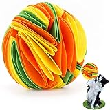 Schnüffelball für Hunde, IOMOY Schnüffelball Hund Intelligenz Schnüffelspielzeug, Geruchstraining Interaktives Hundespielzeug, hundeintelligenzspiel Spielzeug, Waschbar Gelb-Orange-Grün