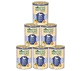 Dehner Fine Nature Hundefutter Senior, Lebensmittelqualität, Ente, 6 x 400 g (2.4 kg)
