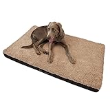 Orthopädisches Hundebett Benji Größe XL (120 x 72 x 10 cm) - optimaler Liegekomfort für Ihr Haustier - viscoelastische Hundematratze mit abnehmbaren Bezug und Antirutschbeschichtung