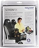 Kleinmetall Autozubehör SchonFix, universeller Autositz-Schonbezug, Farbe: schwarz, TÜV-geprüft