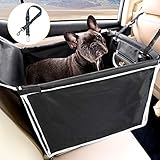 Toozey Hunde Autositz Rückbank mit Robuste Seiten & Hundegurt, Hundeautositz Hundesitz für Kleine Mittlere Hunde, Wasserdicht Autositzbezug mit Tasche, Extrem Langlebig & Einfach zu Installieren