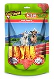 DeliBest Vital Natura Snack Wildlachsöl I Omega3 I Kausnack für Hunde I für jedes Alter und jede Größe I auch zur Zahnreinigung perfekt geeignet I natürlicher Kausnack I 200g Packung