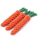 Doggstore Hundespielzeug 3-er Pack | Karotte, Seil, Kauseil, Kauspielzeug, Robust