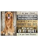 Leinwanddruck, Motiv #Golden #Retriever Hundeseifen, 30,5 x 45,7 cm