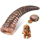 MeloMall Hundespielzeug Unzerstörbares Kauspielzeug für Aggressives Kauen/Robuster langlebig Nylon Hunde Spielzeug für mittlere und große Rassen（Rindfleisch）