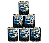 Dehner Wild Nature Hundefutter Adult, Gebirgssee, 6 x 400 g (2.4 kg)