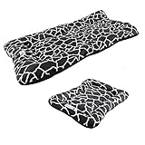 Pocky- Pet Hundebett Hundedecke Gr. XXL schwarz- weiß Hundematte Liegedecke Hund 61x40 x 8 cm Hunde-Schlafplatz waschbar 30° Hundekissen