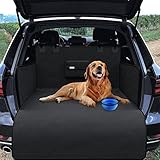 Universal Kofferraumschutz für Hund mit Ladekantenschutz, Napf, Beutel & Tasche | Auto Hundedecke - rutschfest Wasserdicht Waschbar Weich | Kofferraum Schondecke Kofferraummatte Hundematte Autodecke