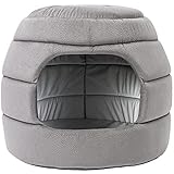 Weltbild Haustier-Bett für Katzen und Hunde 2-in-1 als Kuschel-Höhle oder Bett verwendbar, Ø 45cm - Katzenbett, Hundebett, Katzenhöhle, Hundehöhle