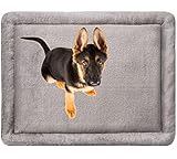 MyBestBuddy Hundekissen Komfort grau 120x80 cm XXL, allergikerfreundlich (100% Polyester) - 40°C waschbar mit flauschigem Stoffbezug - Hundematte BZW. Hundebett für sehr große Hunde, 120 x 80 cm