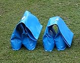 Callieway Agility Tunnel Stützsandsäcke (2er Pack) Standard - org (oceanblau)